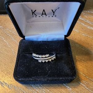 Kay Jewelers Silver Diamond Ring